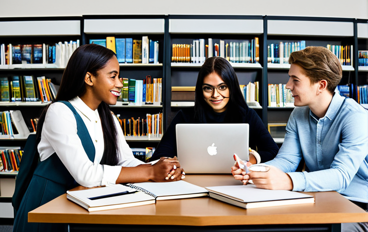 마케팅관리사 시험 준비를 위한 스터디 모임 - Study Group**

"A diverse group of students, fully clothed in modest attire, collaborating on market...